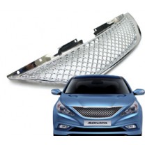Решетка радиатора AUDI RS Type сетчатая - Hyundai YF Sonata (IMT)