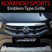 [WithM] SsangYong Korando Sports - Emblem Type Radiator Tuning Grille