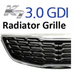 Решетка радиатора (горизонтальная) Premium - KIA K7 3.0 GDi (MOBIS)