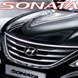 Решетка радиатора+молдинг капота - Hyundai YF Sonata 2012 (MOBIS)