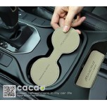 [CACAO] Hyundai MaxCruz - Cup Holder & Console Tray Pad Set