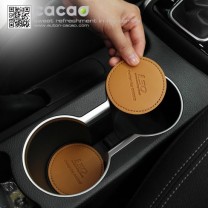 [CACAO] Hyundai i30 - Cup Holder & Console Tray Pad Set