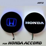 [ARTX] Honda Accord 8G - LED Cup Holder & Console Interior Luxury Plates Set