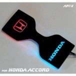 [ARTX] Honda Accord 9G - LED Cup Holder & Console Interior Luxury Plates Set