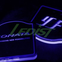 Вставки для подстаканников и полочки консоли LED - Hyundai YF Sonata (LEDIST)