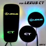 [ARTX] Lexus CT2O0h - LED Cup Holder & Console Interior Luxury Plates Set