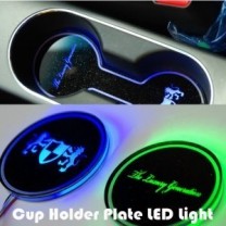 [ARTX] Toyota Camry 6G - LED Cup Holder & Console Interior Luxury Plates Set