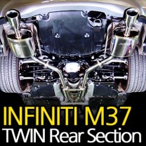 [JUN,B.L] INFINITI M37 - Twin Rear Section Muffler