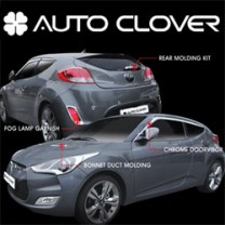[AUTO CLOVER] Hyundai Veloster - Special Edition Chrome Molding Kit (C300)