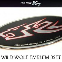 [ARTX] KIA New K7 - Wild Wolf Tuning Emblem Full Set