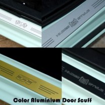 [ARTX] SsangYong Korando Sports - Color AL Door Sill Scuff Plates (in / out)