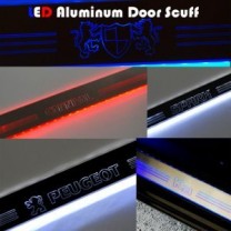 [ARTX] Hyundai MaxCruz - LED Aluminium Door Sill Scuff Plates Set