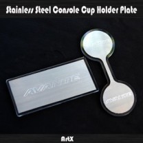 [ARTX] Hyundai Avante AD - Stainless Cup Holder & Console Plates Set