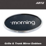 [ARTX] KIA All New Morning 2017 - Mirror Tuning Emblem Set No.83