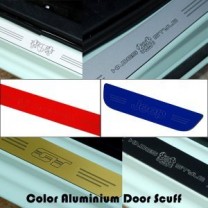 [ARTX] Hyundai Santa Fe CM - Color Aluminium Door Sill Scuff Plates