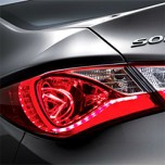 [MOBIS] 2012 Hyundai YF Sonata - Rose Style LED Combination Tail Lamp Set