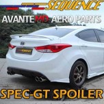 [SEQUENCE] Hyundai Avante MD - SPEC-GT Rear Spoiler Set