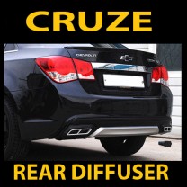 Задний диффузор - Chevrolet Cruze (MORRIS)