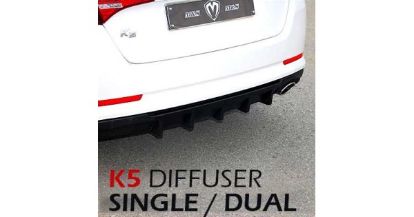 K5 : [M&S] KIA K5 - Rear Diffuser (Single / Dual)