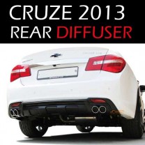[SAMWON] Chevrolet Cruze 2013 -  Dual Type Rear Bumper Diffuser