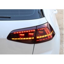 Задняя оптика Red Smoked R Ver.  - Volkswagen Golf 7 (AUTO LAMP)