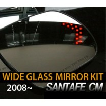 Зеркала широкого обзора LED - Hyundai Santa Fe CM (2008~) (GREENTECH)