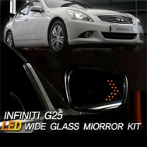 [GREENTECH] Infiniti G25 - LED Wide Glass and Heated Mirror Set